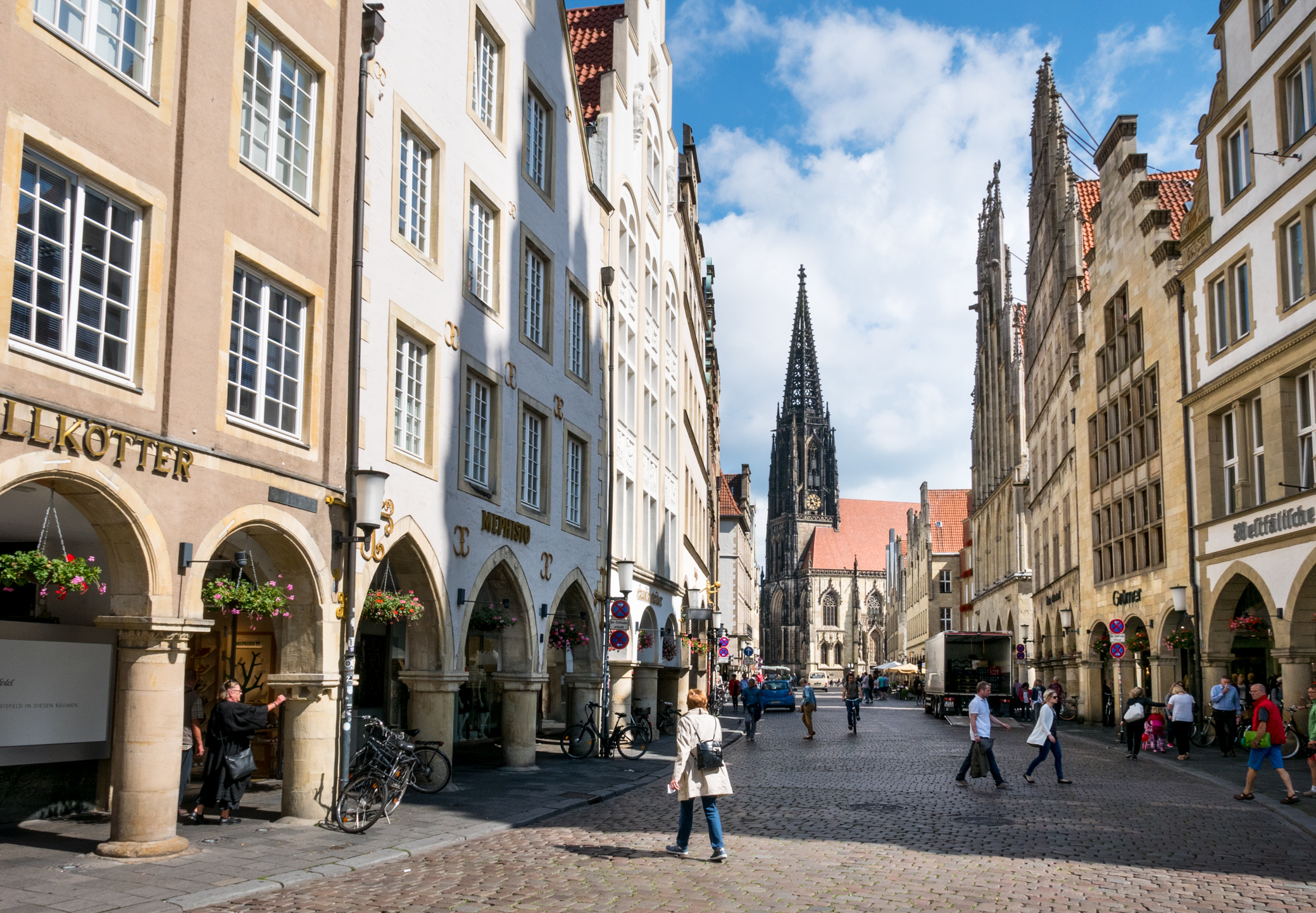 A Münster, sur les rives du Aasee