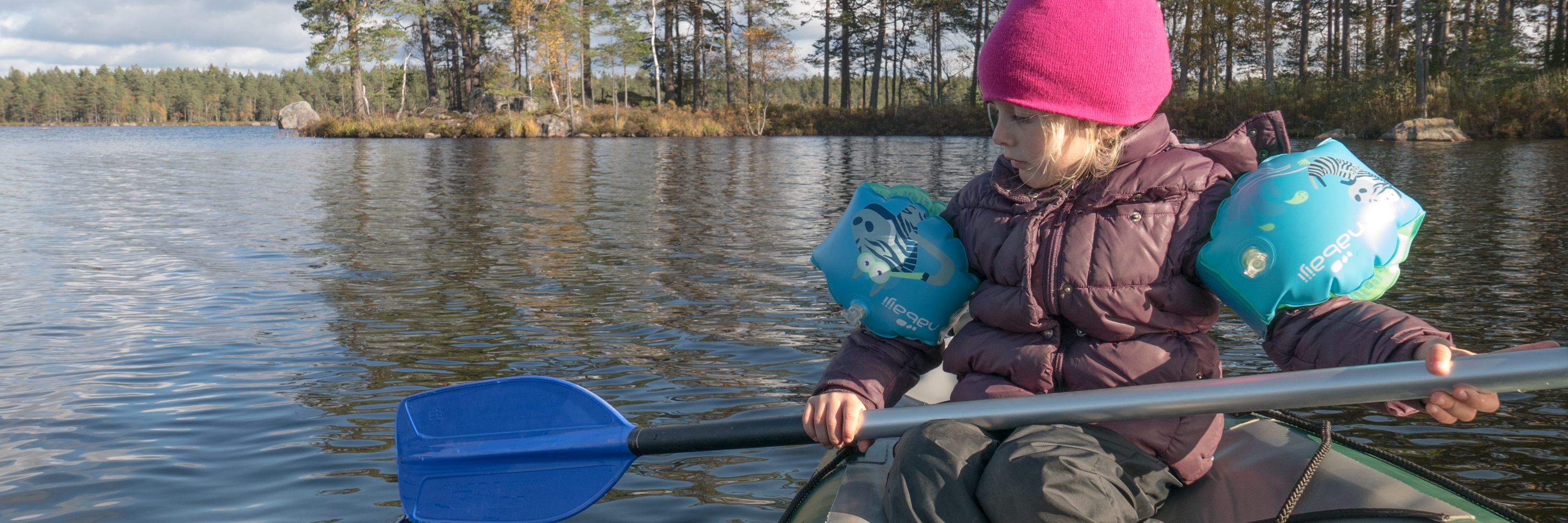 Canoë dans la réserve naturelle de Vargavidderna !