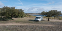 Bivouac au lac de Caia au nord d’Elvas