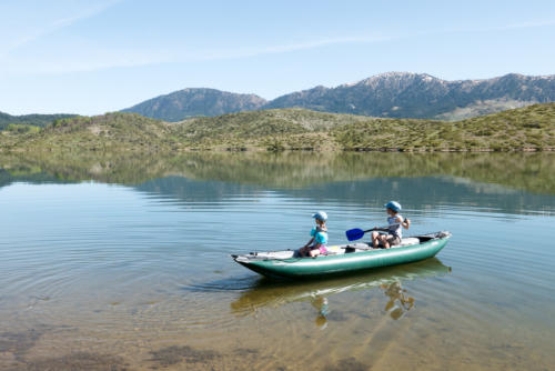 Canoë sur le lac de Aoos // Grèce