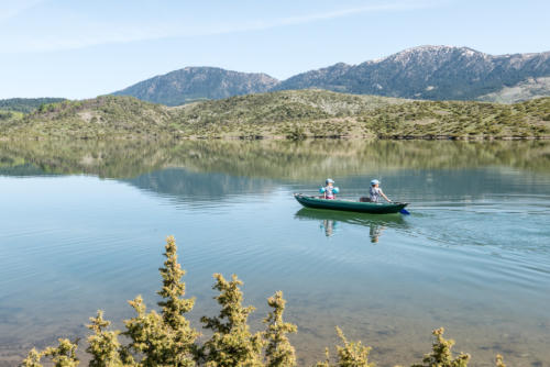 Canoë sur le lac de Aoos // Grèce