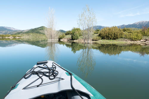 Canoë sur le lac de Aoos // Grèce