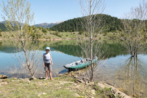 Canoë sur le lac de Aoos // Grèce