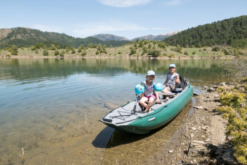 Canoë sur le lac de Aoos // Grèce