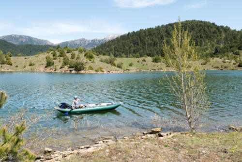 Canoë sur le lac de Aoos // Grèce