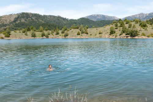 Canoë sur le lac de Aoos // Grèce