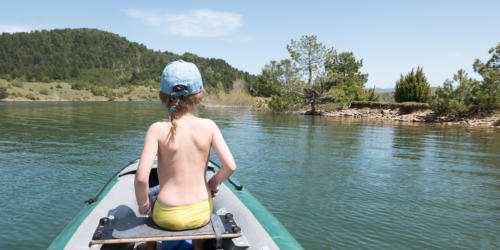 Canoë sur le lac de Aoos // Grèce