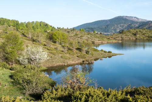 Bivouac au lac d'Aoos près de Ioannina //Grèce