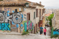 Quartier de Plaka à Athènes // Grèce