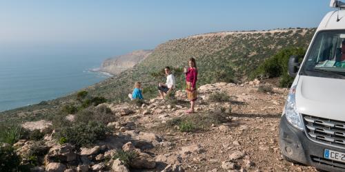 Sur les falaises de Tafedna