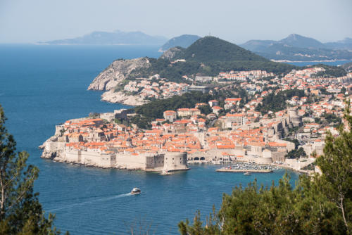 Dubrovnik depuis le belvédère