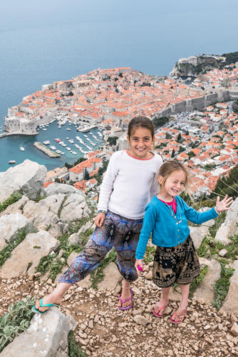 Dubrovnik depuis le belvédère