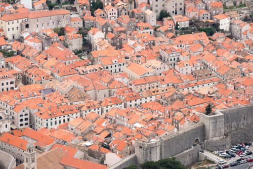 Dubrovnik depuis le belvédère