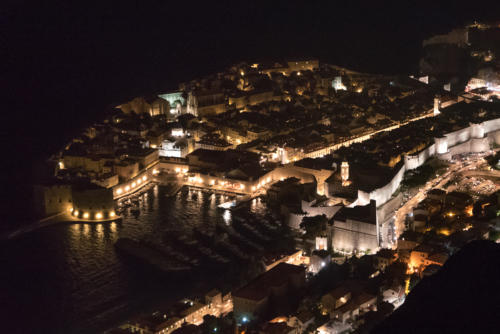 Dubrovnik depuis le belvédère