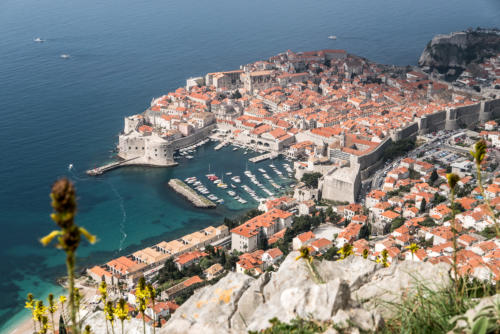 Dubrovnik depuis le belvédère