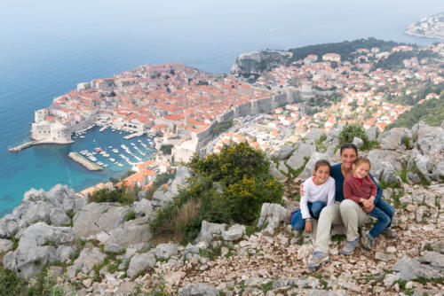 Dubrovnik depuis le belvédère