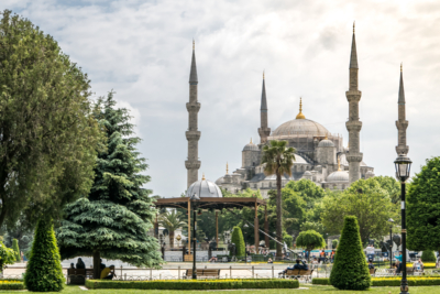 La grande Mosquée Bleue d'Istanbul.