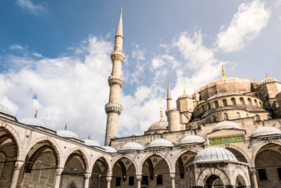 La grande Mosquée Bleue d'Istanbul.