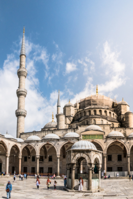 La grande Mosquée Bleue d'Istanbul.