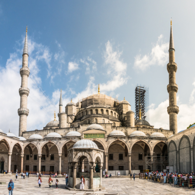 La grande Mosquée Bleue d'Istanbul.