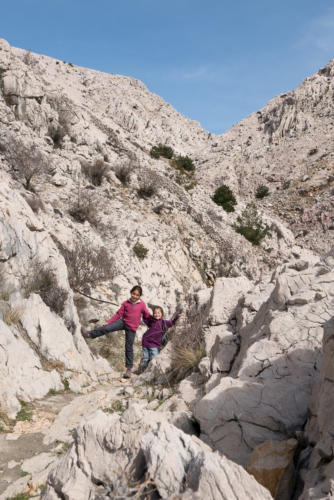 Randonnée de Basko sur l'île de Krk.