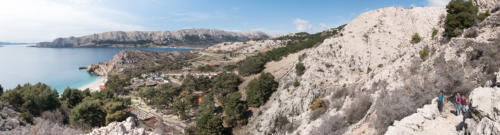 Randonnée de Basko sur l'île de Krk.