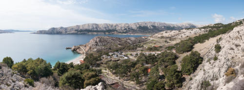 Randonnée de Basko sur l'île de Krk.