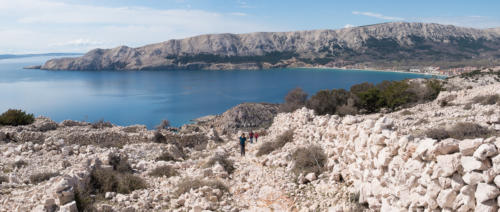 Randonnée de Basko sur l'île de Krk.