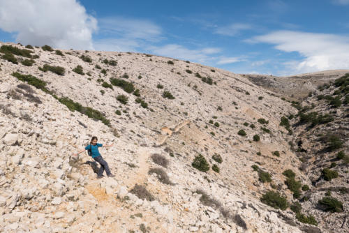 Randonnée de Basko sur l'île de Krk.