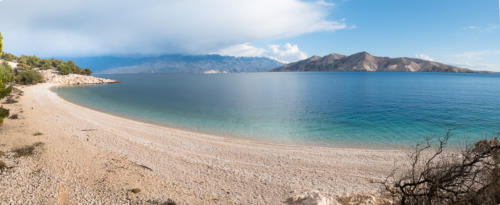 Randonnée de Basko sur l'île de Krk.