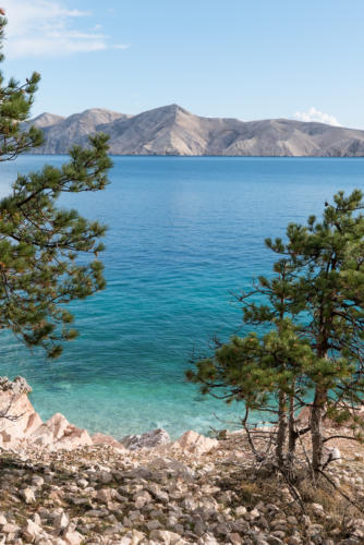 Randonnée de Basko sur l'île de Krk.