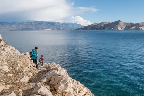 Randonnée de Basko sur l'île de Krk.