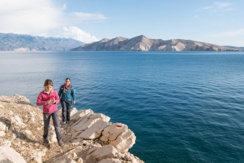 Randonnée de Basko sur l'île de Krk.