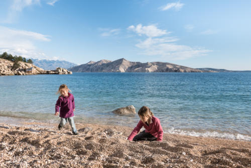 Randonnée de Basko sur l'île de Krk.