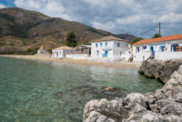 Pause à la plage de Skoutari