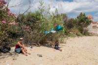 Pause à la plage de Skoutari