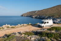 Superbe bivouac dans une crique de Pirgos Dirou