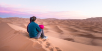Bivouac dans le Sahara / Erg Chebbi