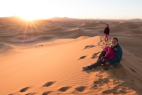 Bivouac dans le Sahara / Erg Chebbi