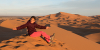 Bivouac dans le Sahara / Erg Chebbi