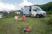 Retour au bivouac du lac de Metsovo