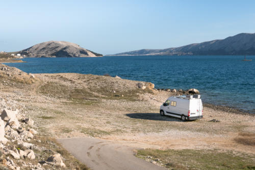 Bivouac sur l'île de Pag