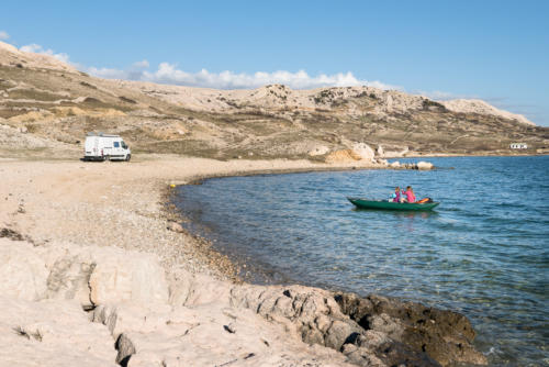 Bivouac sur l'île de Pag