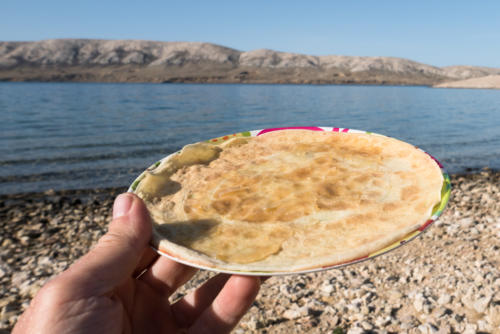 Bivouac sur l'île de Pag