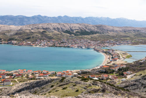 Bivouac sur l'île de Pag