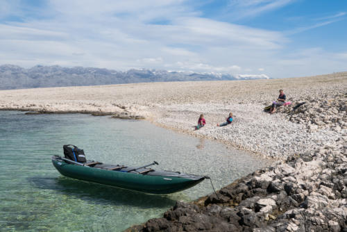 Journée canoë sur l'île de Pag