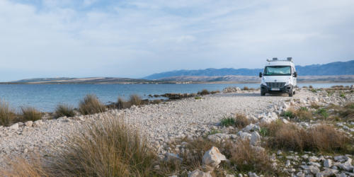 Bivouac sur l'île de Pag