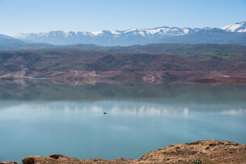 Bivouac au lac Bin-El-Ouidane