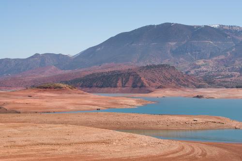 Bivouac au lac Bin-El-Ouidane