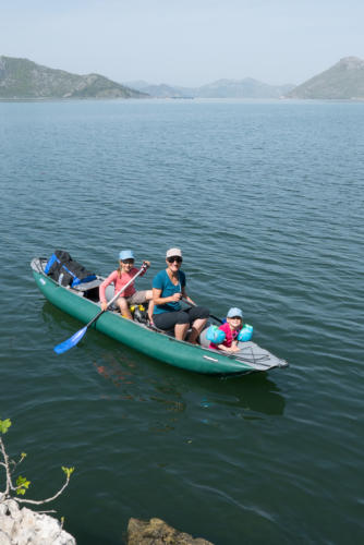 Canoë sur le lac Skadar // Montégnégro